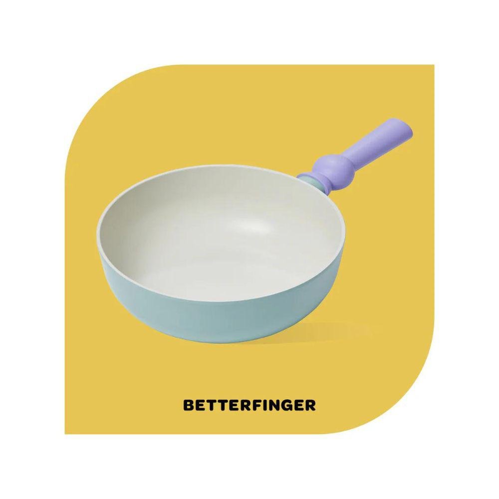 04246169b68dd2928d9590782ebf8cc6.jpg Neoflam Better Finger Wokpan 22cm - Image 1