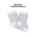Gerber Baby Animals Wiggle-Proof Jersey Crew Socks 6pcs - Image 3