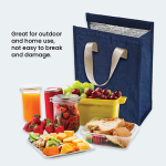 Insulated Thermal Polyester Lunch Cooler Warmer Bag – Large - Image 4
