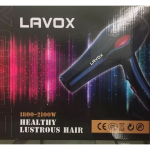 Lavox Professional Hairdryer -1800-2100w (Black) - Image 2