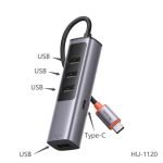 Mcdodo 5 in 1 100W PD Type C Port + 4 Port USB Hub HU-1120 - Image 6