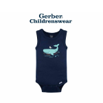 Gerber Sea Sleeveless Onesies Bodysuits 4pcs - Image 3