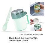 Soup Cup With Foldable Spoon - Image 2