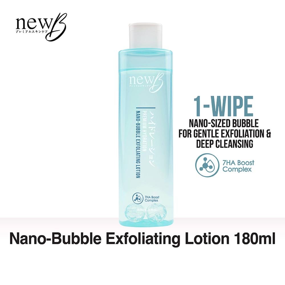 242f927e45acab55c02819c63520a0cc-6.jpg newB Premium Hydration Nano-Bubble Exfoliating Lotion 180ml - Image 1