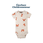 Gerber Fox Short Sleeve Onesies Bodysuits 4pcs - Image 5