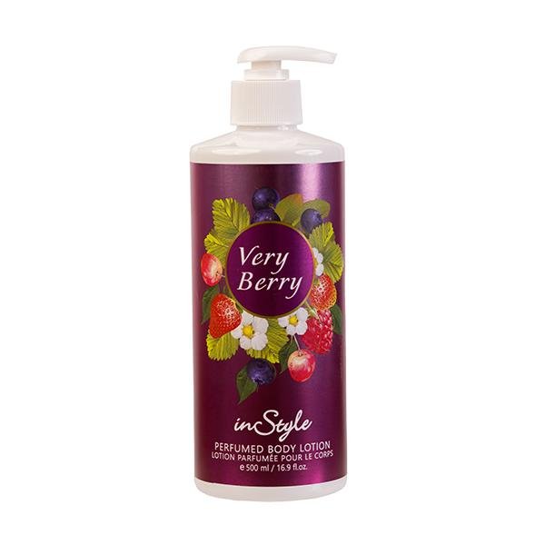 2d9f986db62cefee83c1fe0d0bdd6835.jpg INSTYLE BODY LOTION VERY BERRY 500ML - Image 1