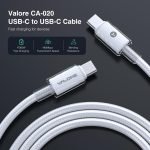 Valore 1M PD60W USB-C To USB-C Cable CA-020 - Image 3