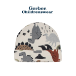 Gerber Baby Boy Dino Caps 4pcs - Image 4