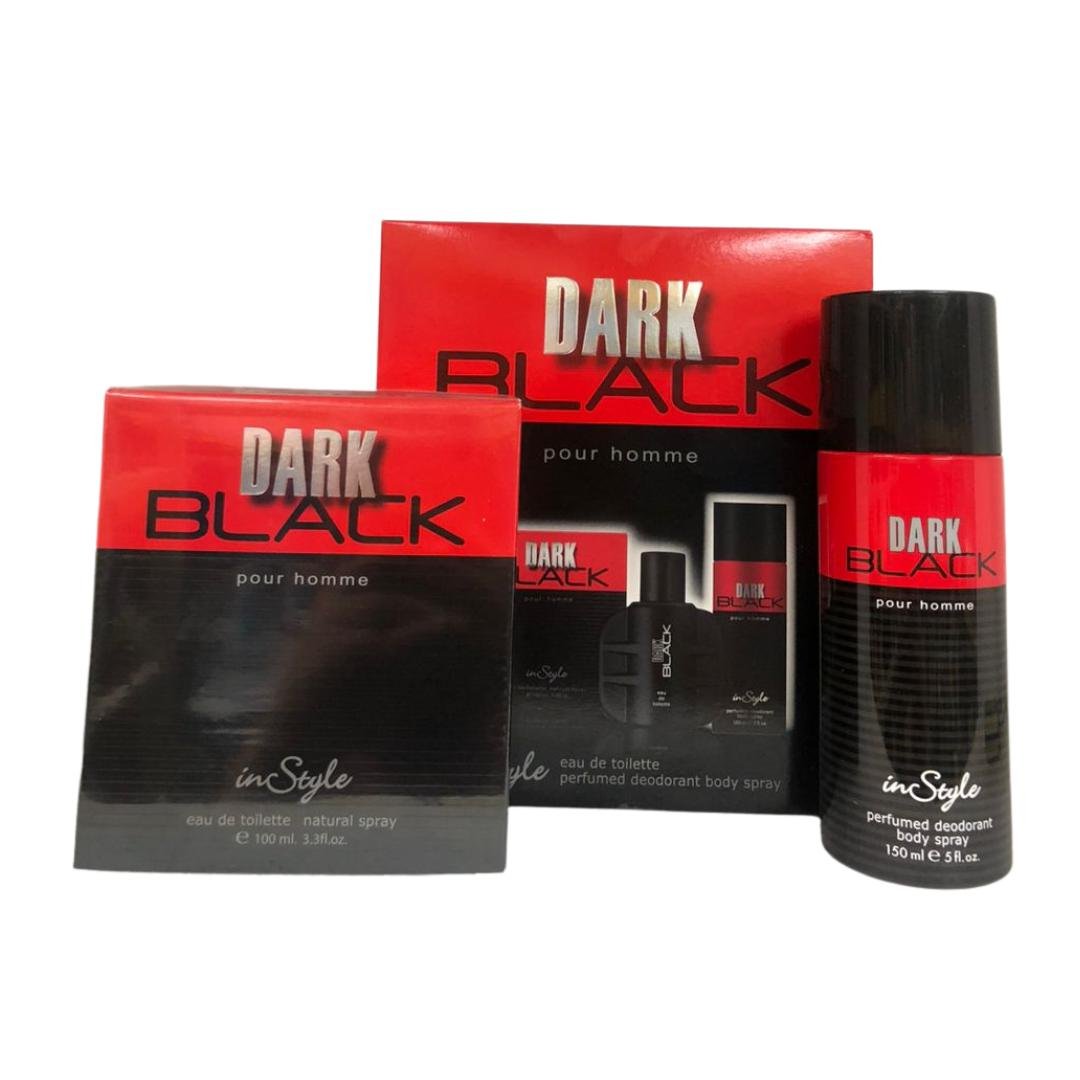 3209d0fe45426da6319c19fcb2bf47cf.jpg INSTYLE DARK BLACK EDT 100ML + DEO 150ML - Image 1