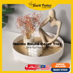 Harii Potter White Round Tray