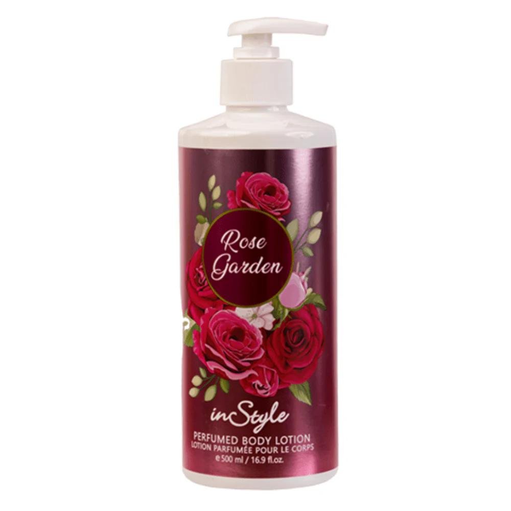 3da57cbf8832d38965ef3e497437a1c5.jpg INSTYLE BODY LOTION ROSE GARDEN 500ML - Image 1