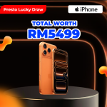 [PRESTO LUCKY DRAW] Apple iPhone 17 Pro 256GB Orange (Worth RM5,499)
