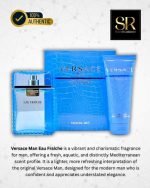 Versace Man Eau Fraiche TR Set (EDT 50ml + S/Gel) - Image 3