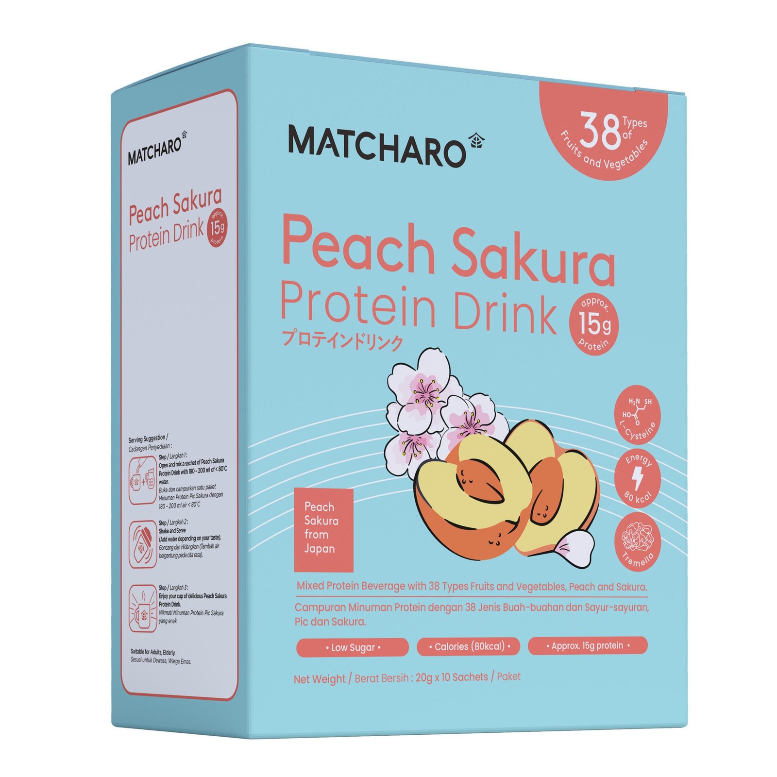 461df52660d4ea3ef9eeee64ecb70d2b.jpg Matcharo Protein Drink – Peach Sakura - Image 1