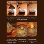 LavaMist Flame Aroma Diffuser 160ml | USB Essential Oil Humidifier with Night Light - Image 4
