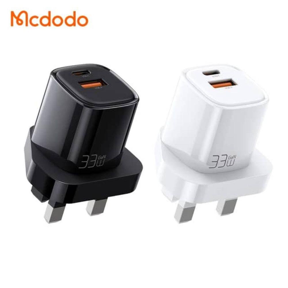 4c9b8c975b97650e988e656b8759e0ee-2.jpg Mcdodo 33W GaN Dual Output Fast Charger Adapter CH-0591 – Black - Image 1