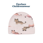 Gerber Baby Girl Leopard Caps 4pcs - Image 3