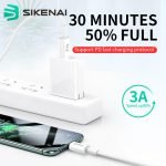 SIKENAI 1M Flash Charging Cable Type-C to Lightning CX-1 - Image 4