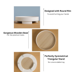 Harii Potter White Round Tray - Image 2