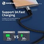 SIKENAI 1.5M 60W Fast Charging Cable Type-C to Type-C SX-12 - Image 3