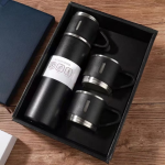 Vacuum Flask Set 304 Stainless Steel Thermos 500ml – Black