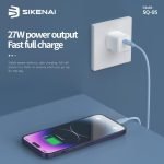 SIKENAI 1M Fast Charging Cable Type-C to Lightning SQ-05 - Image 4