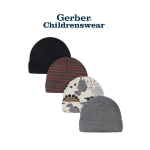 Gerber Baby Boy Dino Caps 4pcs - Image 7
