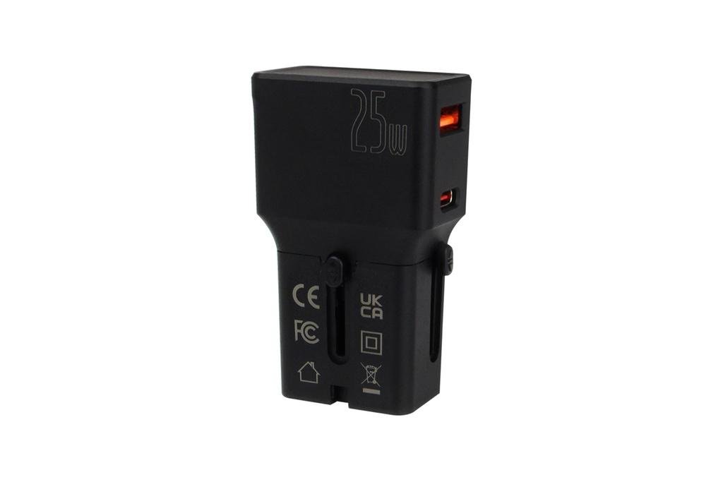 5cd89eb82a32fe2a10b494d801319841.jpg RAPID (QC + PD) Travel Charger - Image 1