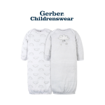 Gerber Baby Animals Gowns 2pcs
