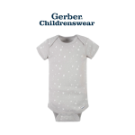 Gerber Baby Animals Short Sleeve Onesies Bodysuits 4pcs - Image 5