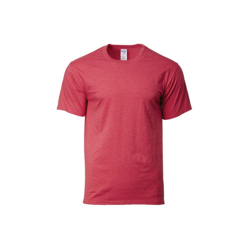 7691c359b87bd72a923c1176d9002809-2.jpg GILDAN Premium Cotton T-Shirt – Heather Red - Image 1