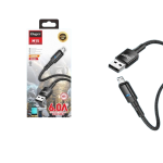 OUGER M15 6A 1200mm Fast Charging Data Cable – USB to Micro - Image 2