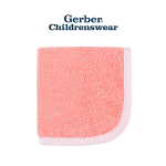 Gerber Girl Pink & Coral Washcloth One Size 4pcs - Image 2
