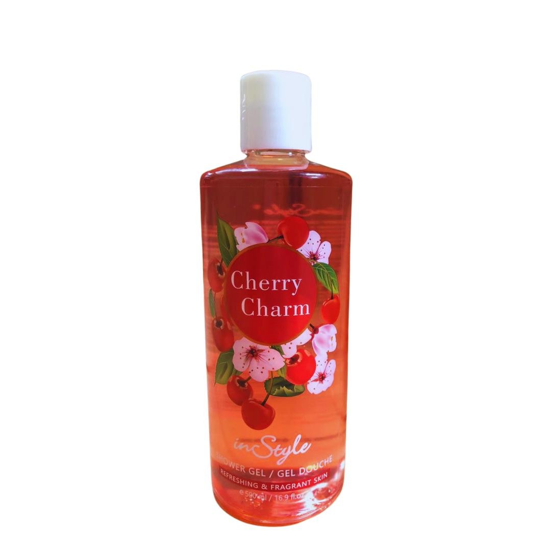 7cc80c772b947fd701c9bec351d7ae18.jpg INSTYLE SHOWER GEL CHERRY CHARM 500ML - Image 1