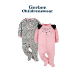 Gerber Leopard Sleep ‘N Plays 2pcs