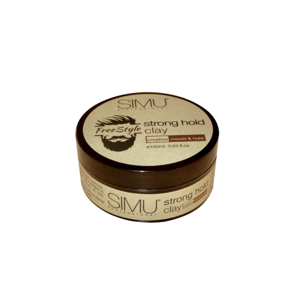8074bbd527d5786a4f79c9ed0bf09205-3.png Simu Professional Freestyle Hair Styling Clay 100ml - Image 1