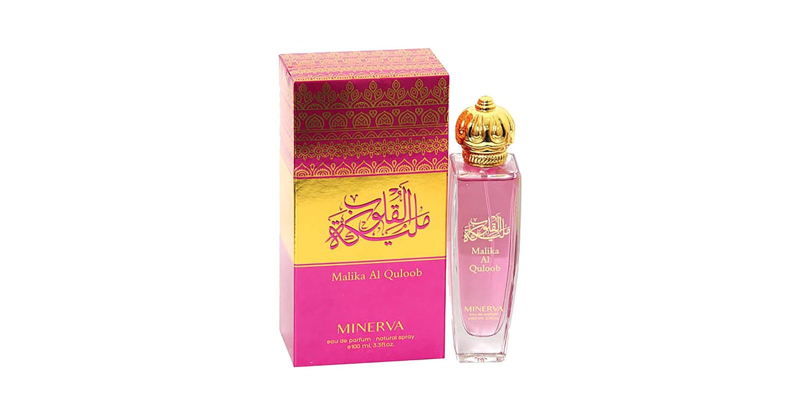 80ff5fc26cdcbb3a6378a776bc895450.jpg MINERVA MALIKA AL QULOOB EDP 100ML - Image 1