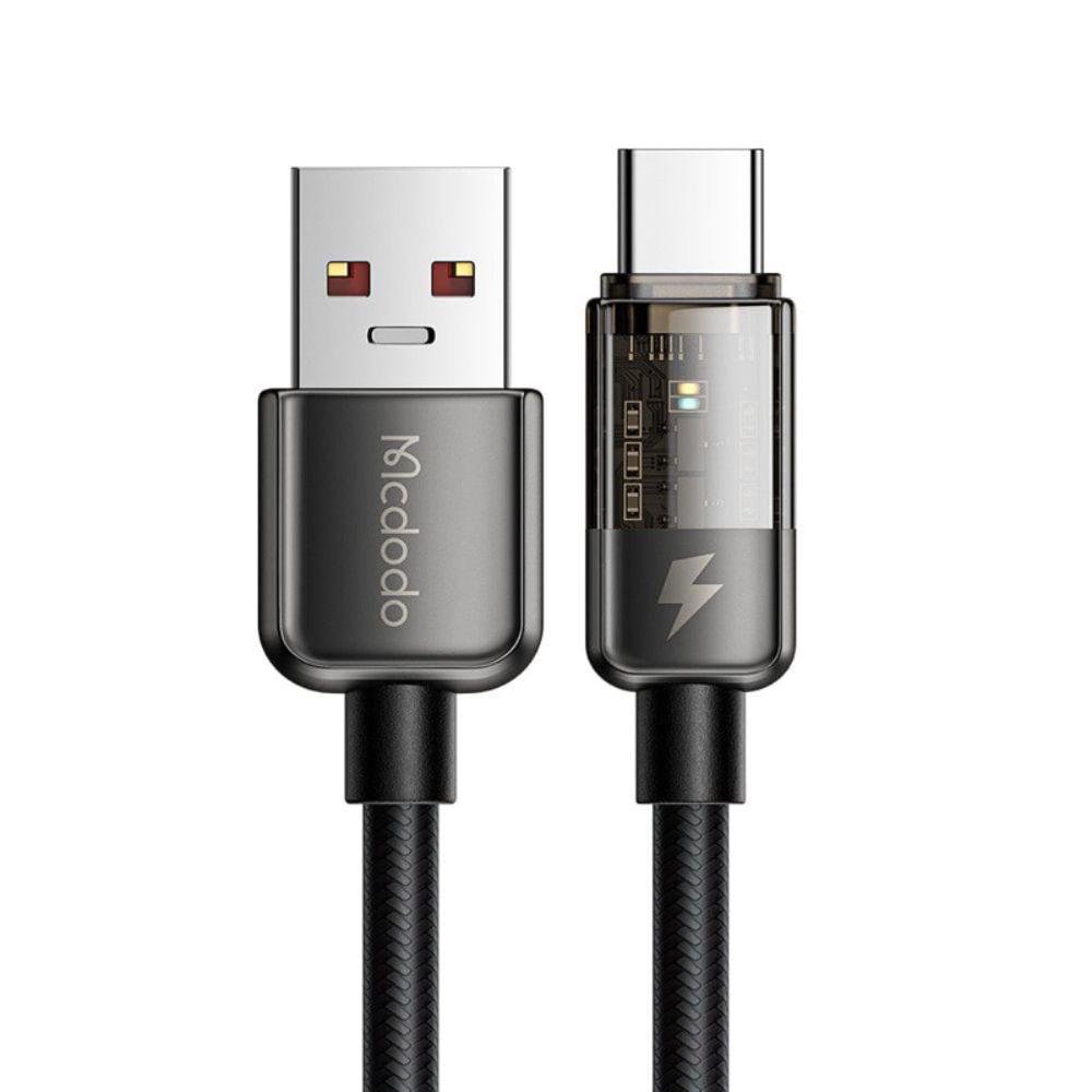 827a15093e28c9e8fe4c79d2df5c11e6-2.jpg Mcdodo 1.2M Transparent Fast Charging Cable Type-C CA-3150 - Image 1