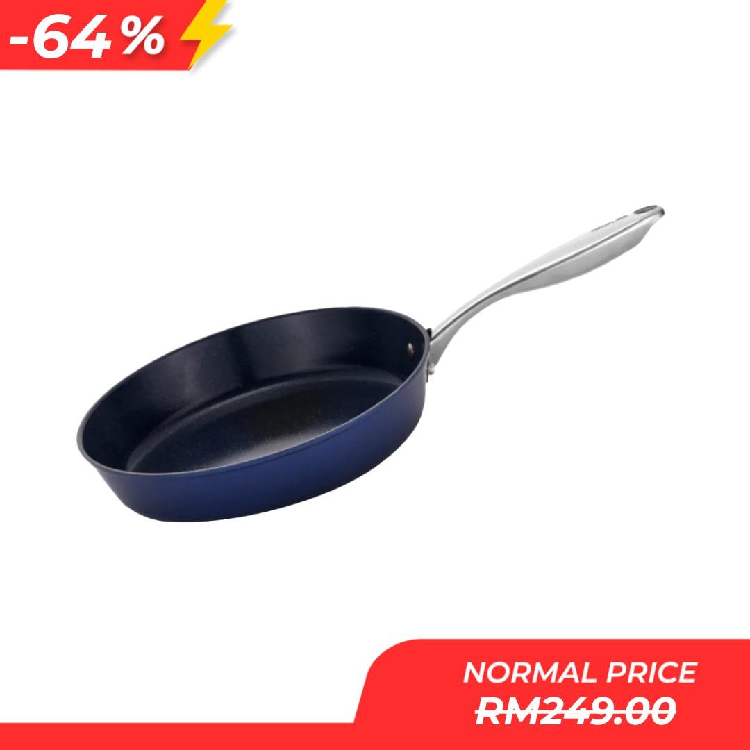 8692d6ed984e5bfa0214567825e21d19.jpg Neoflam Inox Aluminium Frypan 26cm - Image 1