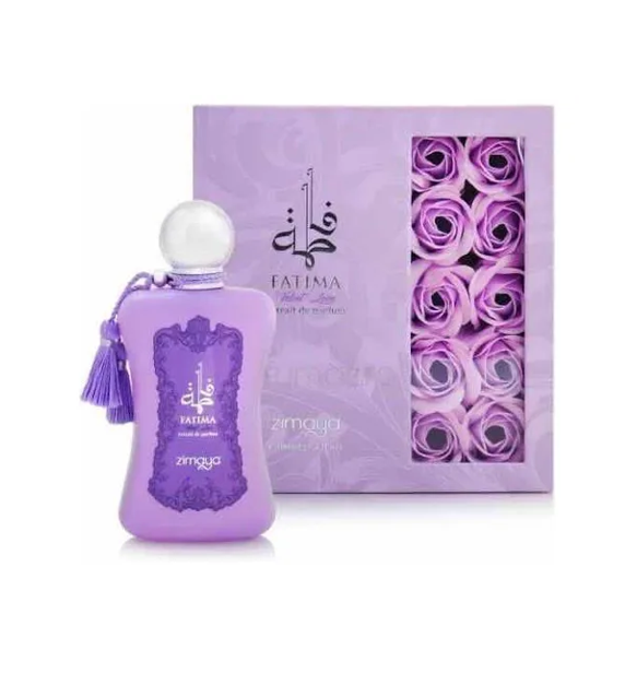 86d41acbf8960b9350f8a5bb9ffe29d4.png Zimaya Fatima Velvet Love (W) Extrait De Parfum 100ML - Image 1