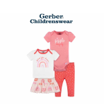Gerber Rainbow Outfit Set 4pcs