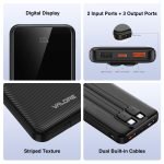 Valore 10000MaH Fast Charging P/Bank W C&L Cables PD50 - Image 3