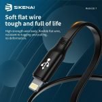 SIKENAI 3 in 1 Flat Retractable Storage Cord Cable SE-07 - Image 6