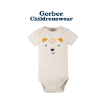 Gerber Fox Short Sleeve Onesies Bodysuits 4pcs - Image 2