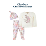 Gerber Bunny Ballerina Take-Me-Home Set 3pcs