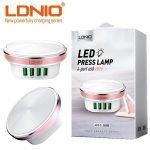 LDNIO A4406 4 USB Ports Phone Charger Desktop Side Table Night Adjustable Lamp Light 4.4A Charging Dock - Image 2