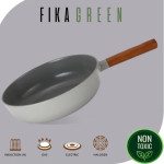 Neoflam FIKA Green Wok with Glass Lid 26cm - Image 2