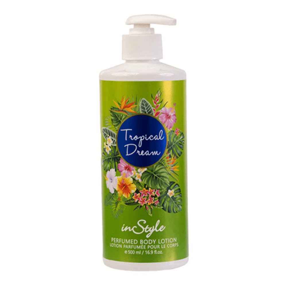 a6c1b38f4cc02194f67740dea4e1e6ef.jpg INSTYLE BODY LOTION TROPICAL DREAM 500ML - Image 1