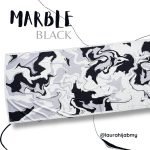Laura Hijab Marble Black - Image 5