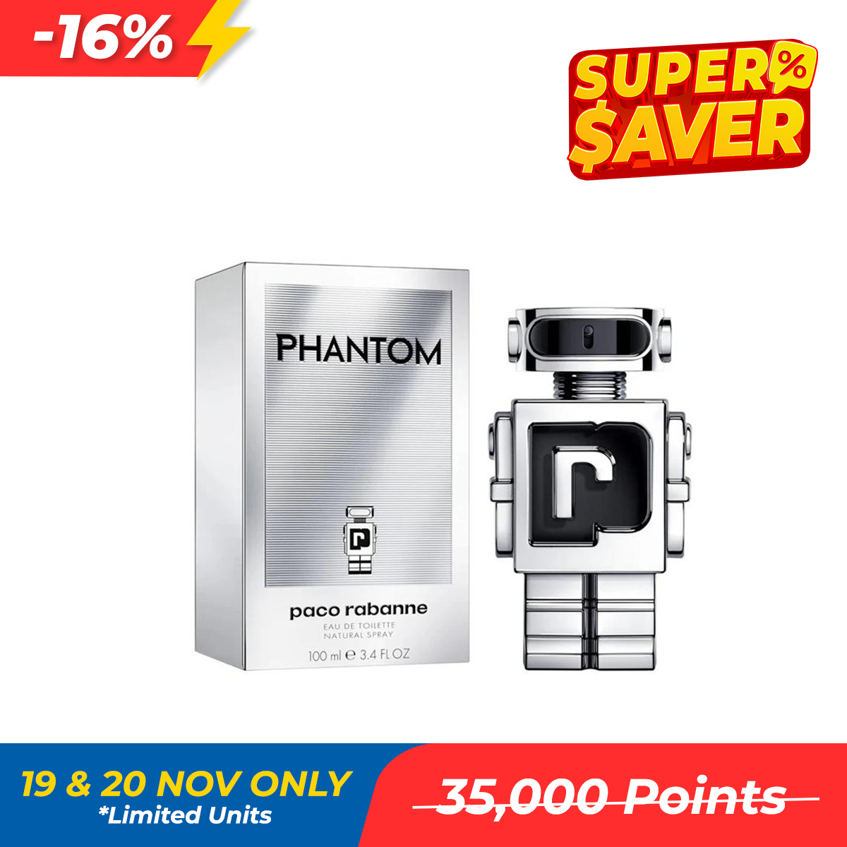aa087419c80961c8e75a0f97274b6a1b-1.png Paco Rabanne Phantom Men EDT 100ml - Image 1